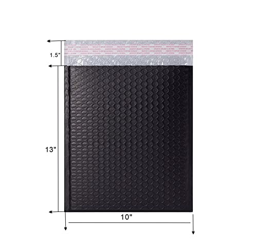 Black13x10 Inch 25Pcs Bubble Mailing Shipping Seal Packaging Envelope Bags - color: Black-25pcs, size: L13xW10 inch