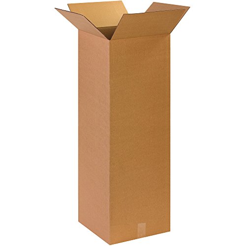 BOX USA Shipping Boxes Large 14"L x 14"W x 40"H 15-Pack, Cardboard Box for Shipping, Moving, Mailing, Packing, Packaging and Storage - size: 14"L x 14"W x 40"H
