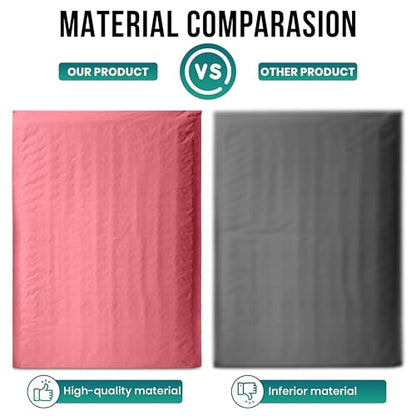 Levex - #0 6" x 10" [100 Pack] Pink Poly Bubble Mailers, Padded Envelope Mailers, Packing Envelope & Mailing Bags for Shipping - color: Pink, size: #0 - (6" x 10")