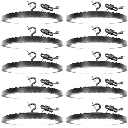 240W UFO High Bay LED Shop Lights, 10 Pack 35000LM Garage Lights - size: 240-10PACK