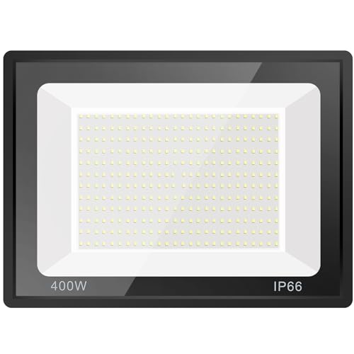 400W LED Flood Lights 2 Pack, 40000LM 6000K, IP66 Outdoor Lights - size: 400 W-2 pack