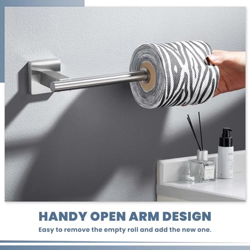 Suyar Brushed Nickel Toilet Paper Holder, Paper Roll Holder for Bathroom - color: Brushed Nickel