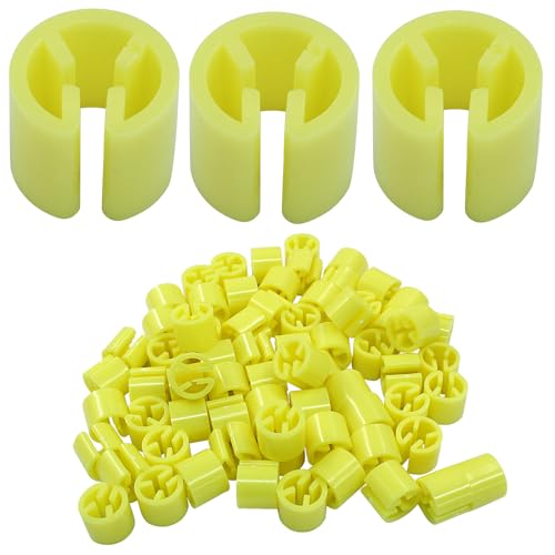 Clothes Hanger Marker Blank Clothing Tag Buckle, Yellow - color: Yellow