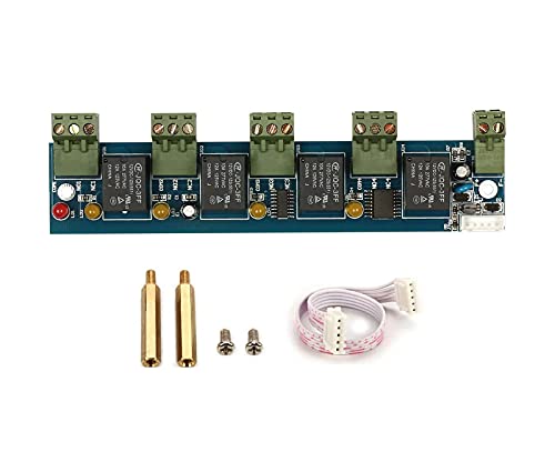 MENGQI-CONTROL Enhanced Alarm Module Fire Control Expansion Panel for Access Control Board Meet USA Fire Code Requirement - style: Alarm Module
