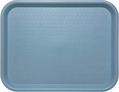Carlisle Cafe Tray, Fast Food Restaurant Tray, 10 x 14, 1 Ct, Slate Blue - size: 0.6" x 0.5" x 0.2"