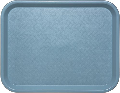 Carlisle Cafe Tray, Fast Food Restaurant Tray, 10 x 14, 1 Ct, Slate Blue - size: 0.6" x 0.5" x 0.2"