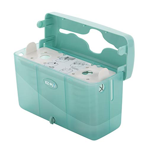 EZbrnd Countertop SLIMFOLD Hand Towel Dispenser for Kitchen/Bathroom/Office/RV/Airbnb, Guest Towel Holder, Turquoise - color: Turquoise
