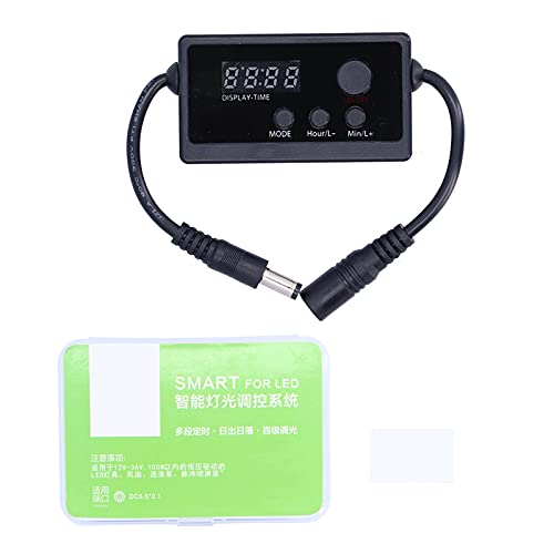 Fish Tank LED Dimmer Light Modulator Controller with Timer Switch