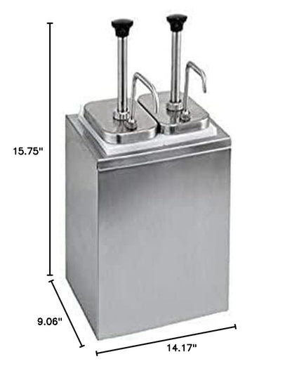 Winco 7 qt Condiment Dispenser