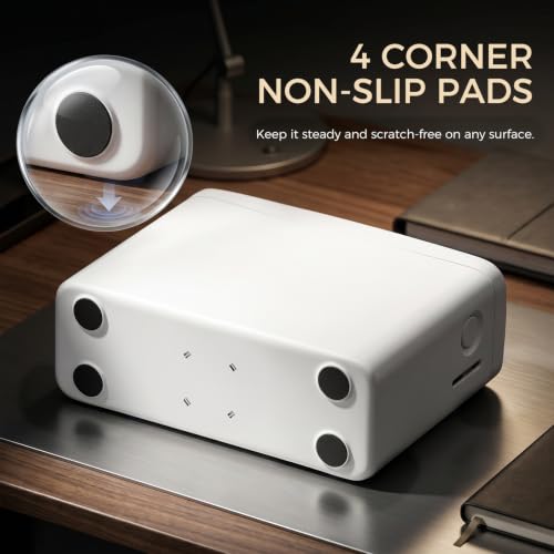 Multifold Paper Towel Dispenser Countertop, Non-Slip, White - color: White