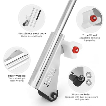 Floor Tape Applicator, Manual Stainless Steel Tape Applicator.