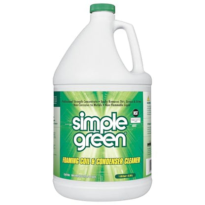 Simple Green Foaming Coil Cleaner - Gallon, 128 Fl Oz (Pack of 1) - size: 128 Fl Oz (Pack of 1)
