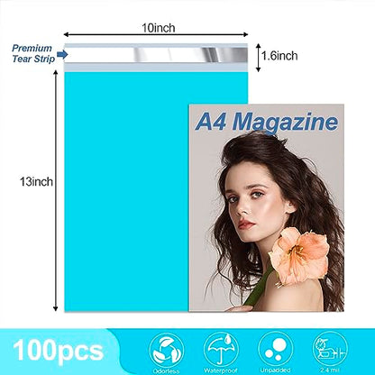 JinRuiKJ Thank You Poly Mailers 10x13 Inch, 100 PCS, Blue - color: Blue, size: 10*13inch 100pcs