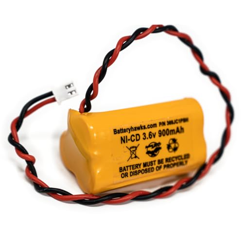 6200RP 3.6v 900mAh Battery Replacement Exit Sign Emergency Light NiCad OSA230 253799 AA900MAH 6200-RP LEDR-1