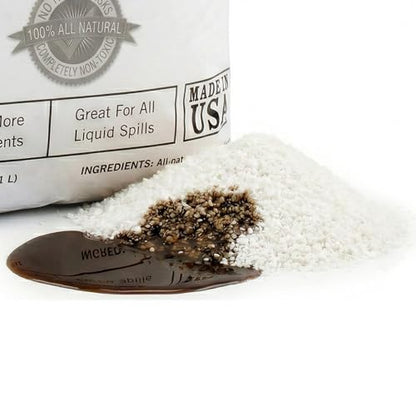 Sprinkle & Sweep Eco Absorb 1 CuFt Liquid Spill Cleanup Powder for Oil