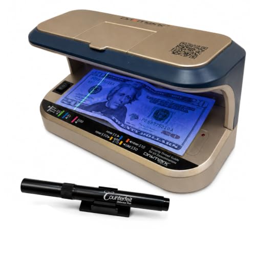 Drimark Cash Test Pro Multi-Function Counterfeit Detector Machine(1 Count)