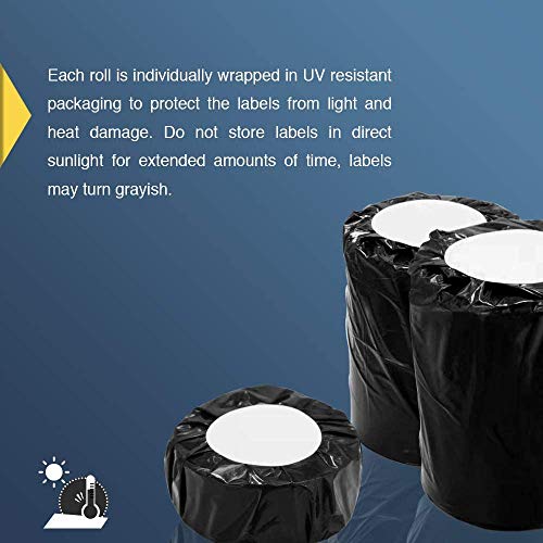 BETCKEY 4" x 6" (102 mm x 152 mm) Shipping Thermal Label, 6 Roll/1500 Label - color: 06-rolls (1500 Labels)