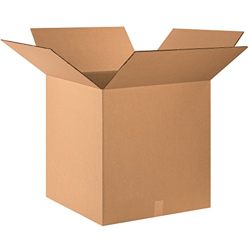 BOX USA Corrugated Cardboard Heavy-Duty Double Wall Shipping and Mailing Boxes, 24" L x 24" W x 24" H, Brown/Kraft, Easy-to-Assemble, Great for Small Businesses (Pack of 10)