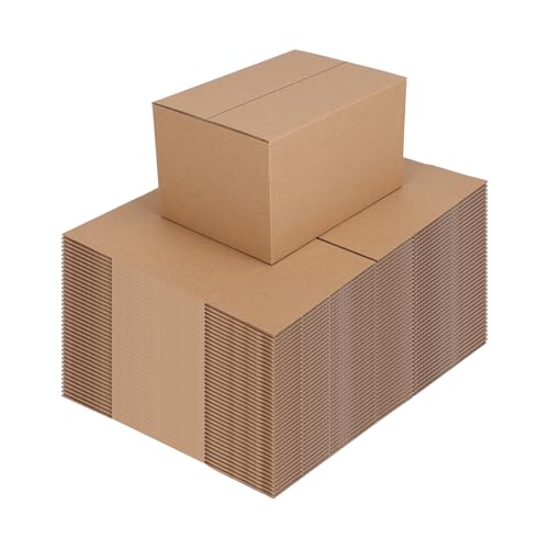 7x5x4 Shipping Boxes Set of 40, Brown Kraft Corrugated Cardboard Boxes Mailers for Small Bussiness Packaging - color: Brown Shipping Box, size: 7x5x4 Box
