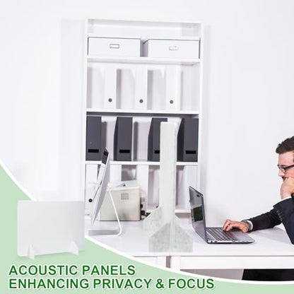 PATIKIL Desk Dividers 24" x 16",with 2Pcs Support Feet, Pure White Style A - color: Pure White Style a, size: 24" x 16"