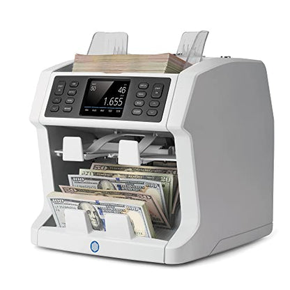 Safescan 2985-SX Money Counter Machine with Thermal Receipt Printer and Counterfeit Detection