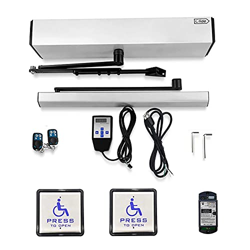 Olideauto Handicap Door Opener for Disabled People,ADA Swing Door Operator with Handicap Push Button and Fail Safe Electric Strike