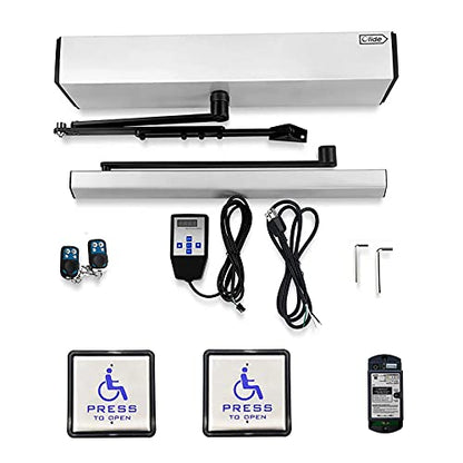 Olideauto Handicap Door Opener for Disabled People,ADA Swing Door Operator with Handicap Push Button and Fail Safe Electric Strike