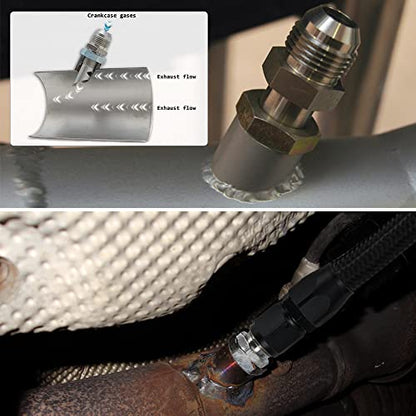 Universal Stainless Steel E-VAC Scavenger Kit T304 SS E-VAC Fitting