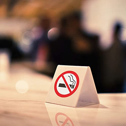 HYBSK No Smoking Logo Labels Glossy Paper Public Warning Stickers 1.5" Round 500 Total Per Roll (1.5 inch) - size: 1.5 inch