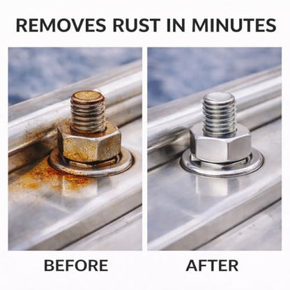 CLEAN MY STEEL Stainless Steel Rust Remover Cream, 4 Fl oz - size: 4 Fl Oz (Pack of 1)