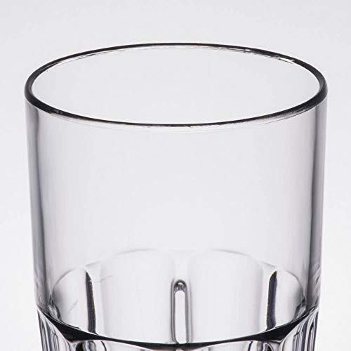 G.E.T. 9922-1-CL-EC 22 oz. Clear Tumbler, SAN Plastic Bahama Tumblers (Pack of 4)