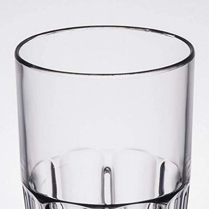 G.E.T. 9922-1-CL-EC 22 oz. Clear Tumbler, SAN Plastic Bahama Tumblers (Pack of 4)