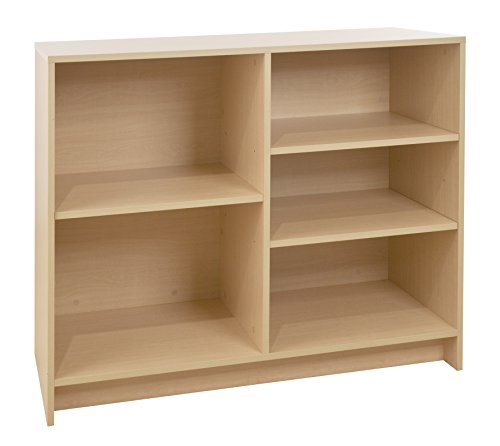 Only Hangers Cash Register Stand with 3 Height-Adjustable Shelves- 48" Black Melamine Checkout Counter - Available in Black and Maple. Available in 48" Wide and 72" Wide. (48" Wide, Maple) - color: Maple, size: 48" WIDE