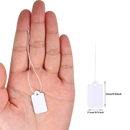 Outus 500 Pcs Price Tags String White