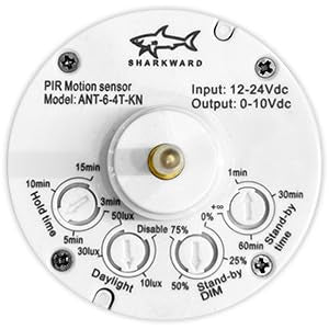 Ceiling Sensor PIR Occupancy Motion Detector for LED High Bay Light or LED UFO Highbay Light, 40 FT Ceiling and 50 FT Wall Mount Detection Diameter, Commercial/Industrial Grade