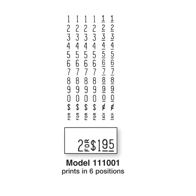Monarch 1110 Price Gun 1110-01 -Includes Case of Genuine White Labels, Label Scraper & Ink Rollers