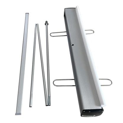 33.5"x80" (1 UNIT) Heavy-Duty Retractable Banner Stand with Padded Canvas Bag (Stand ONLY)