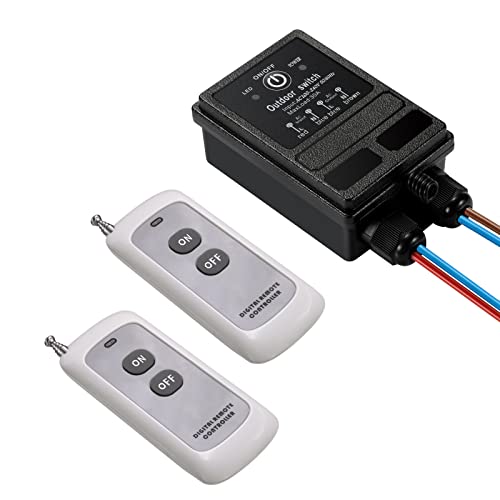 Wireless Light Switch Kit,AC110V-240V 40A Relay - size: 110v 300m switch