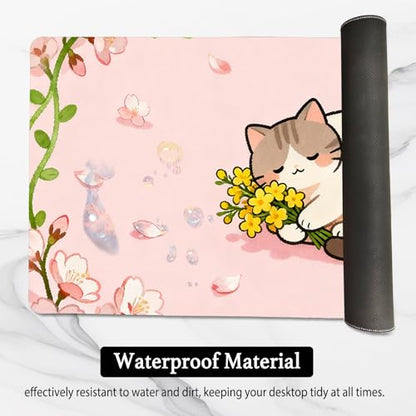 Nuxovilar Large Gaming Mouse Pad Desk Mat, 15.7x35.4 Inches Polyester - color: LU11940