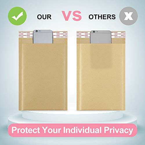 UCGOU Kraft Bubble Mailers 10.5x16" 25 Pack Usable Size 10.5x15" Brown #5 - size: 10.5x16" 25PC