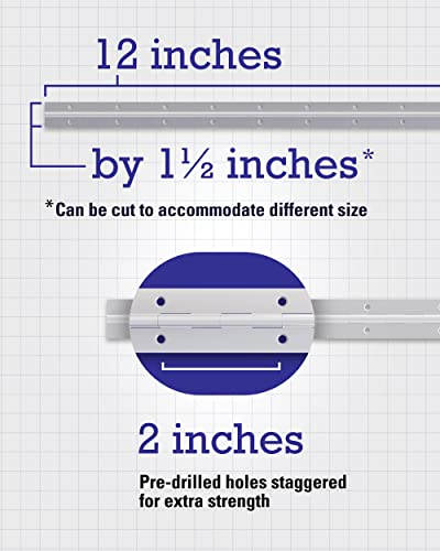 Hardware Essentials 853400 Continuous Pin 12" x 1-1/2" Stainless Steel - color: Steel Finish, size: 12" x 1-1/2"
