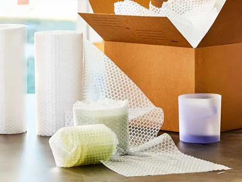 3 Pack Bubble Cushion Roll 12" x 40 Ft, 3/16" Small Bubbles, Perforated Protective Bubble Wrap for Packing Shipping Moving Storage, Clear Plastic, Tear Resistant - size: 12" x 40 Ft