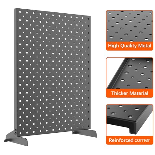 TORACK Pegboard Display Stand for Craft Shows & Fairs, Black, Pack of 2 - style: 2-Pack Black
