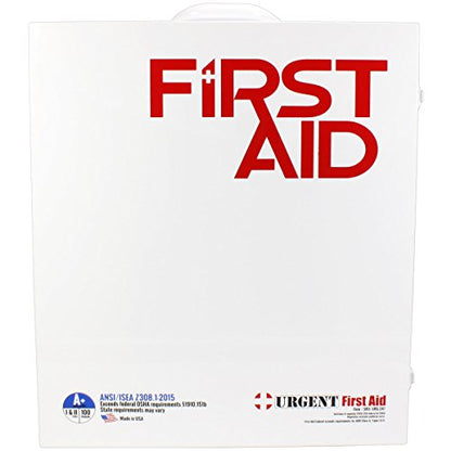 OSHA & ANSI Class A+, Type 1 & 2, 3-Shelf Cabinet - Pocket Liner-100 Person