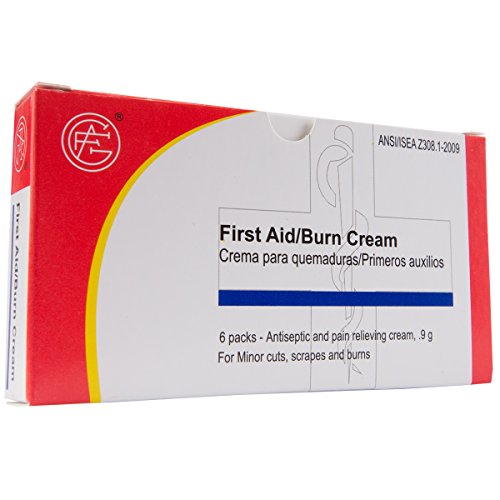 Genuine First Aid First Aid Burn Cream, 0.9g, 10/Box