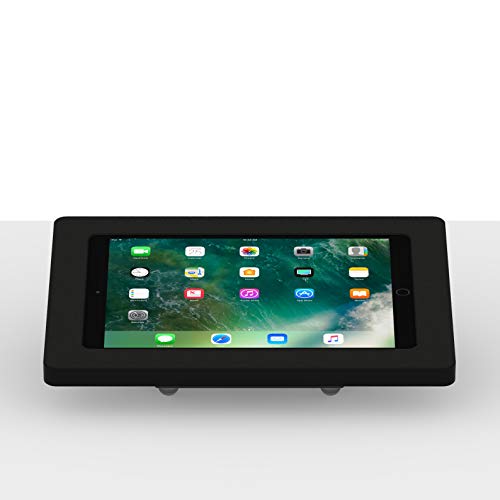 VidaMount Black Enclosure and Fixed Tilted 15° Desk/Surface Mount [Bundle] Compatible with iPad Pro 10.5" & Air 3rd Gen - color: Black, size: iPad Pro 10.5" & Air (3rd Gen)