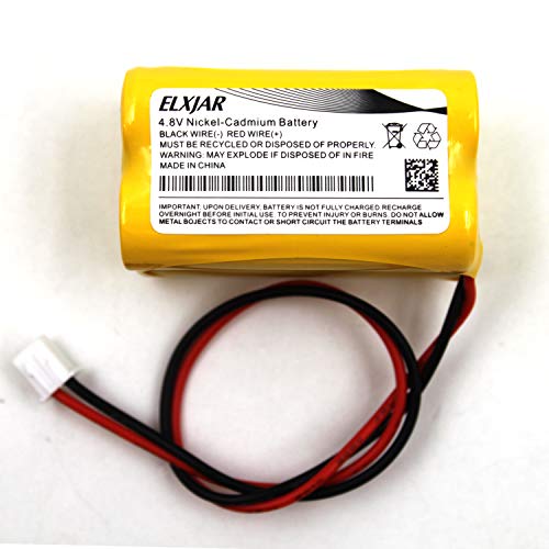 (2-Pack) 4.8V 800mAh Ni-Cd Battery for BL93NC487, BAA-48R - color: 2-Pack