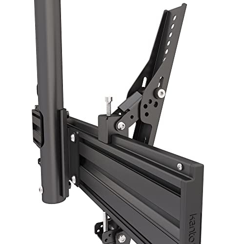 Kanto CM600SG Stainless Steel Outdoor Ceiling TV Mount for Most 37" - 70" TVs - Supports TVs up to 110lbs - Can Extend up to 66.3” in 2" increments - 360˚ Rotation - Max VESA 600x400 - style: Outdoor - For 37" to 70" TVs - Black