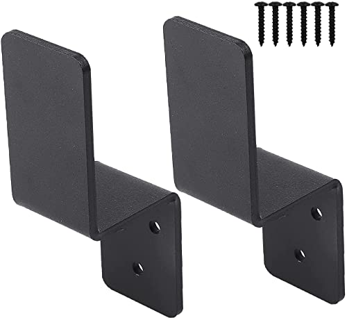 2x4 Door Barricade Brackets| Door Barricade Closed Bar Holder| Heavy Duty Metal Drop Open Bar Security Door Lock Bracket Fits 2x4 Boards|Sturdy and Effective Security Measure