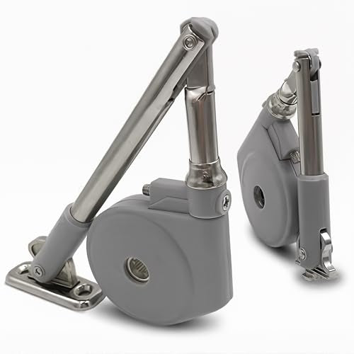 Front Desk Soft Open Hinges Pull Down, 105 ° Pull Down Support Hinge, Slowly Lay Flat and Unfold downwards, Meiyoule Soft Close Hinge Used for Cabinet Door Downward Opening (2-piece Set)
